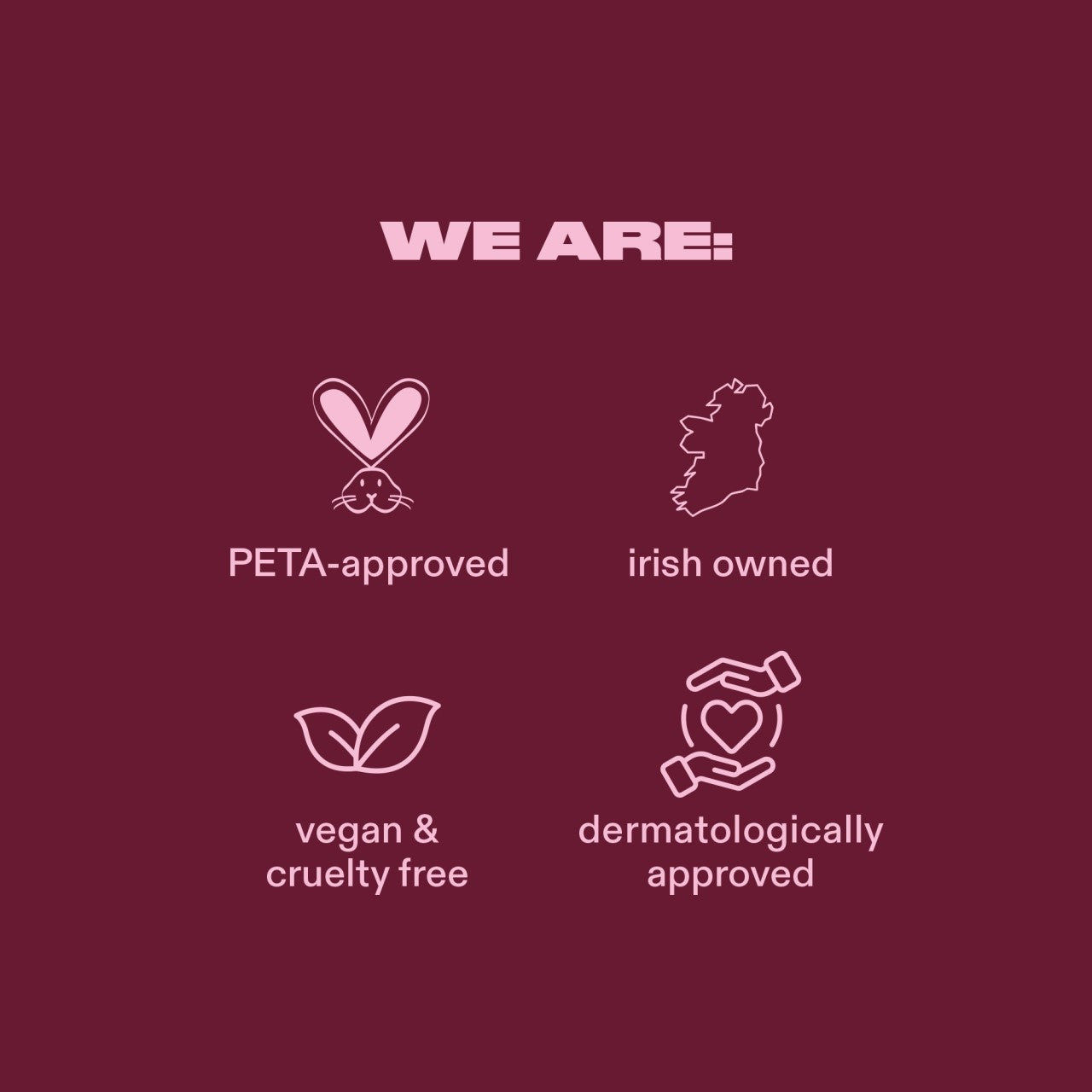 THE BURGUNDY FACE MIRROR