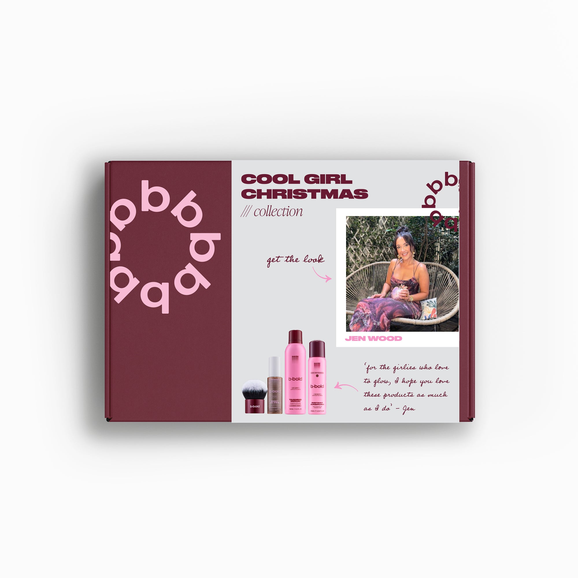 JEN WOOD 4PC COOL GIRL CHRISTMAS EDIT WITH GIFT BOX