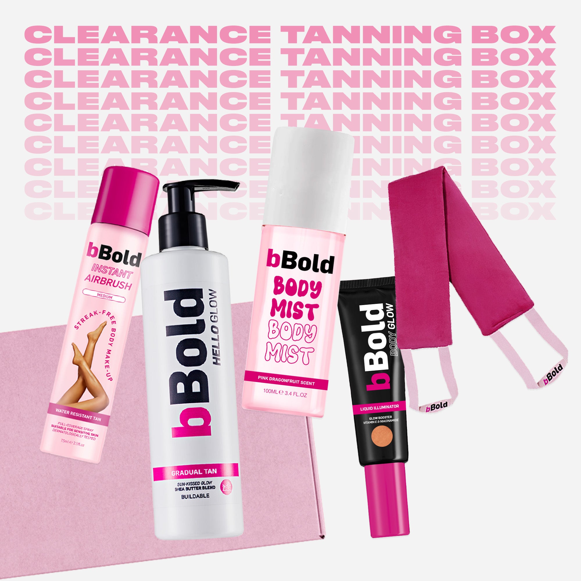 CLEARANCE TANNING 5PC BOX