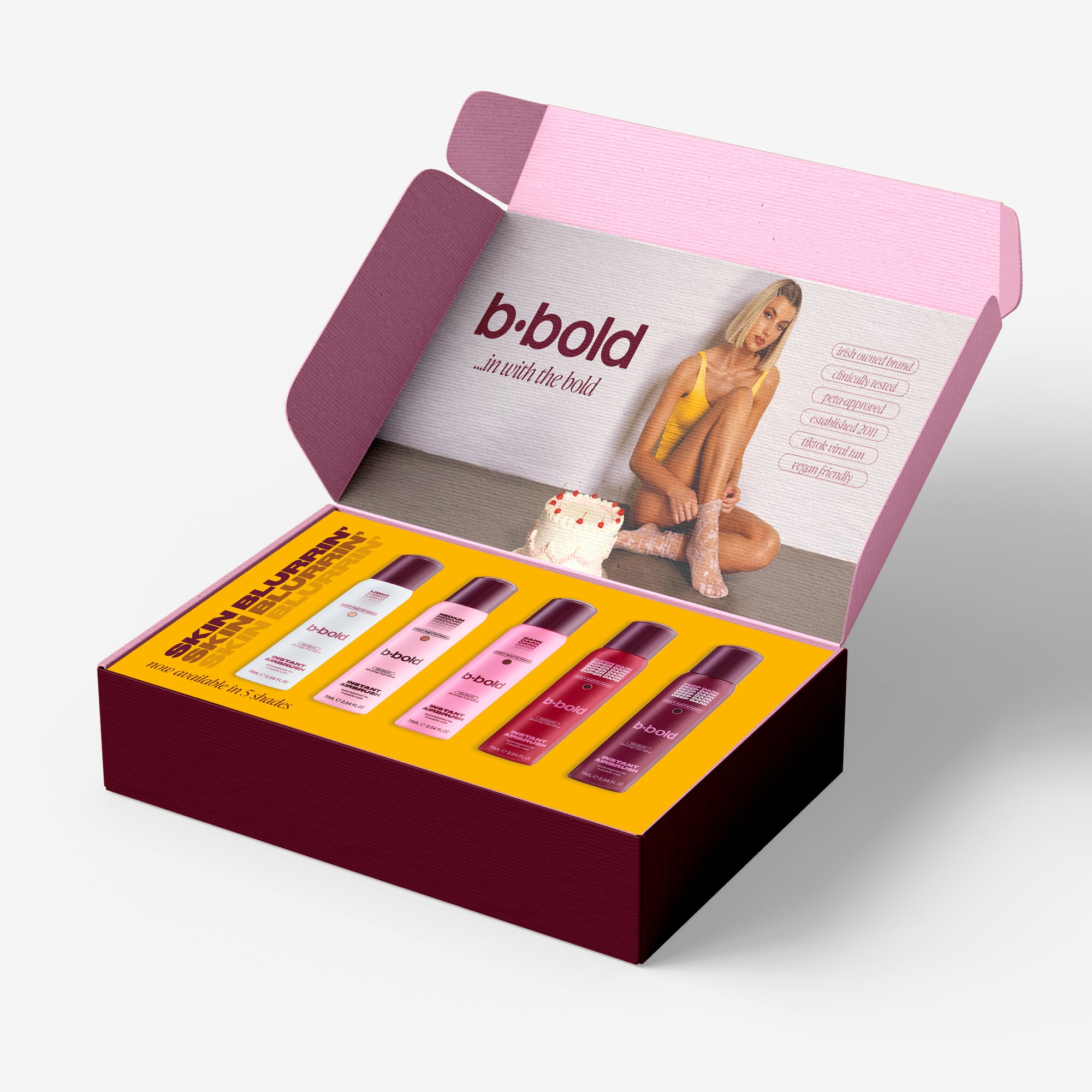 PR BOX: INSTANT AIRBRUSH 5 SHADES